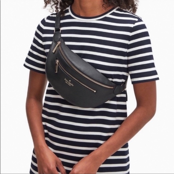 Kate Spade Leila Belt Bag Crossbody Black - Picture 3 of 9